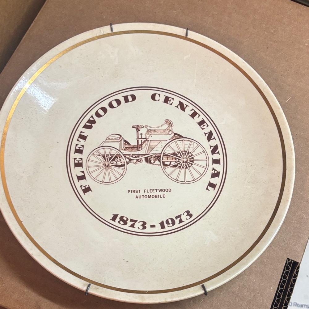 Fleetwood Centennial Commemorative Plate